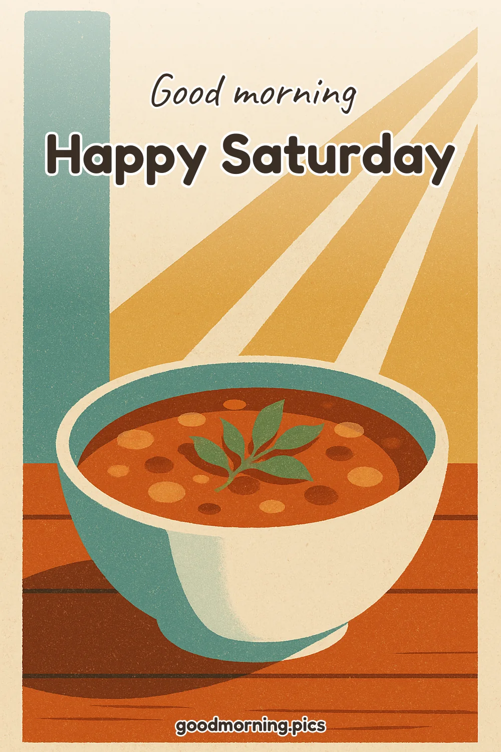 Good Morning — Happy Saturday