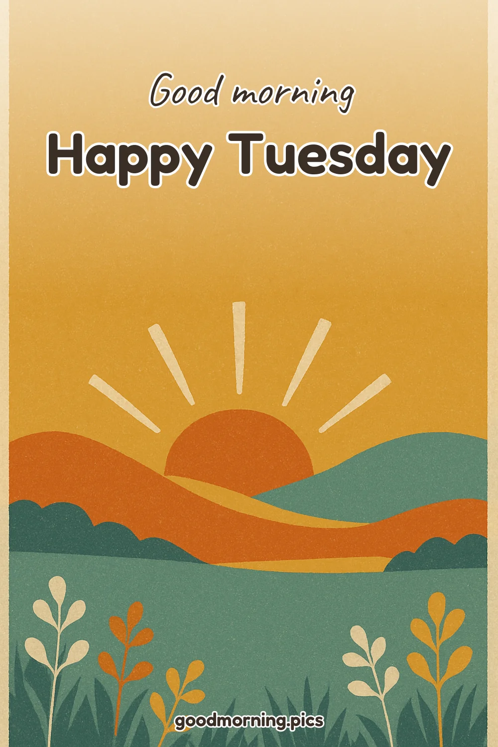 Good Morning — Happy Tuesday